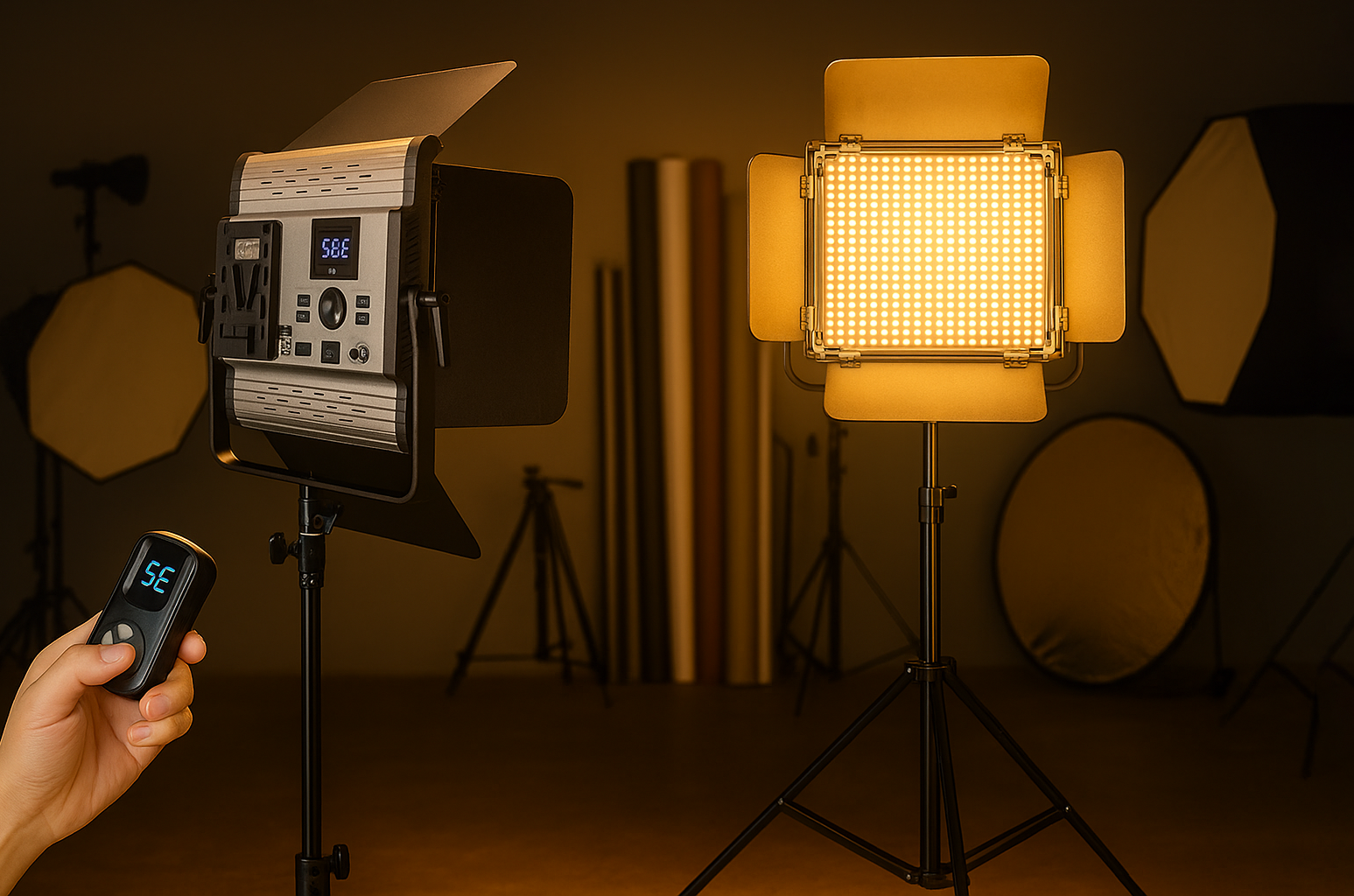 Panel Video LED Işık Setleri