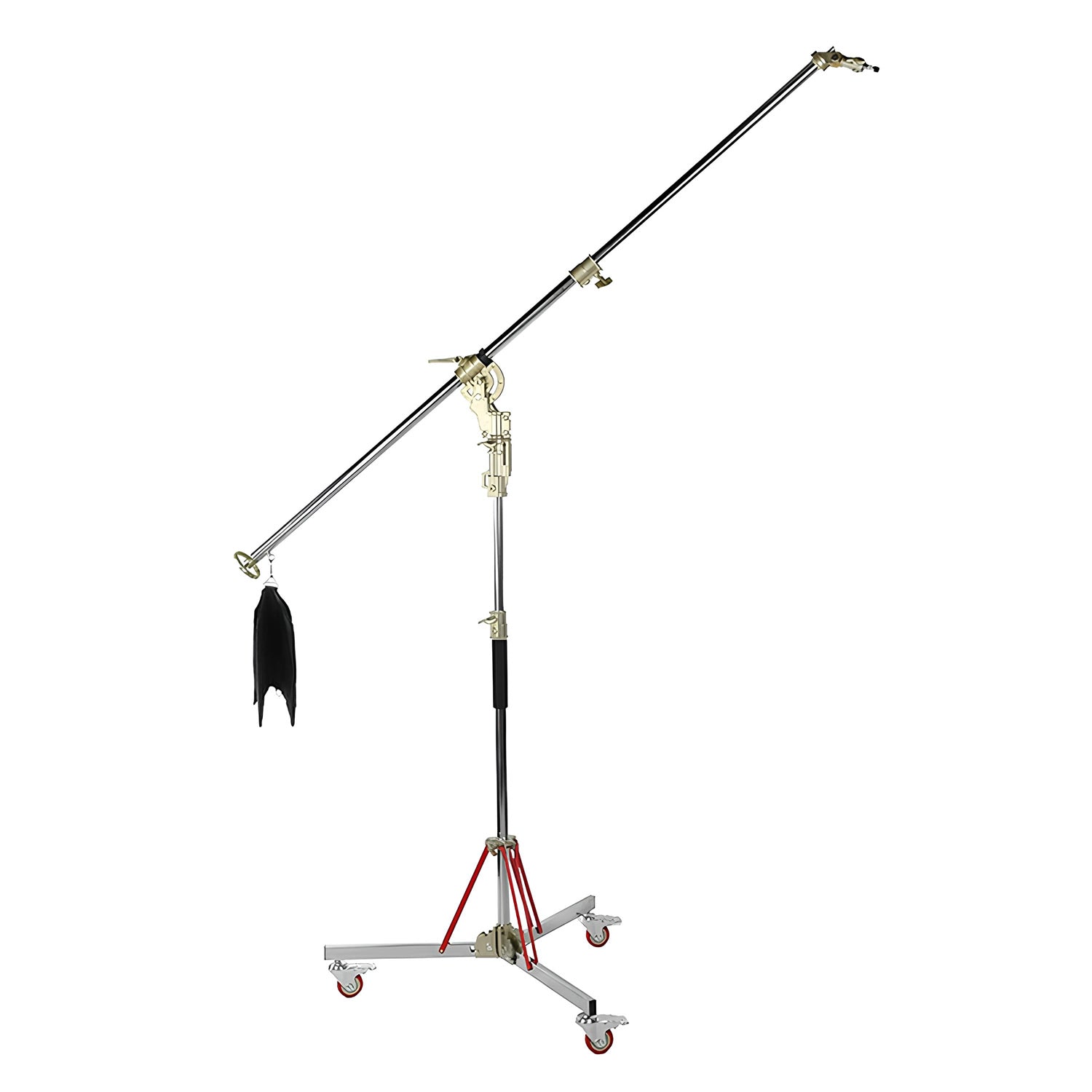 GDX BS-300 Plus Tekerlekli Boom Stand Deve Boynu 40kg Taşıma Kapasiteli Ağır Hizmet