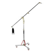 GDX BS-300 Plus Tekerlekli Boom Stand Deve Boynu 40kg Taşıma Kapasiteli Ağır Hizmet