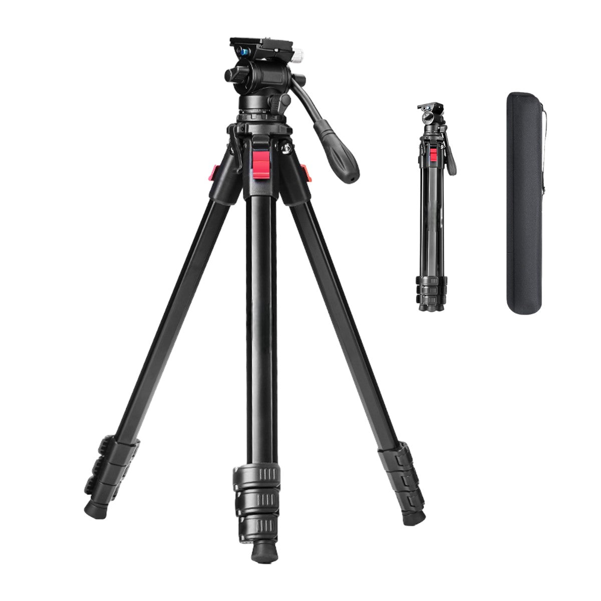 GDX 264 Profesyonel Yatay Dikey Hareketli Üstten Çekim Tripod 174 cm Ü