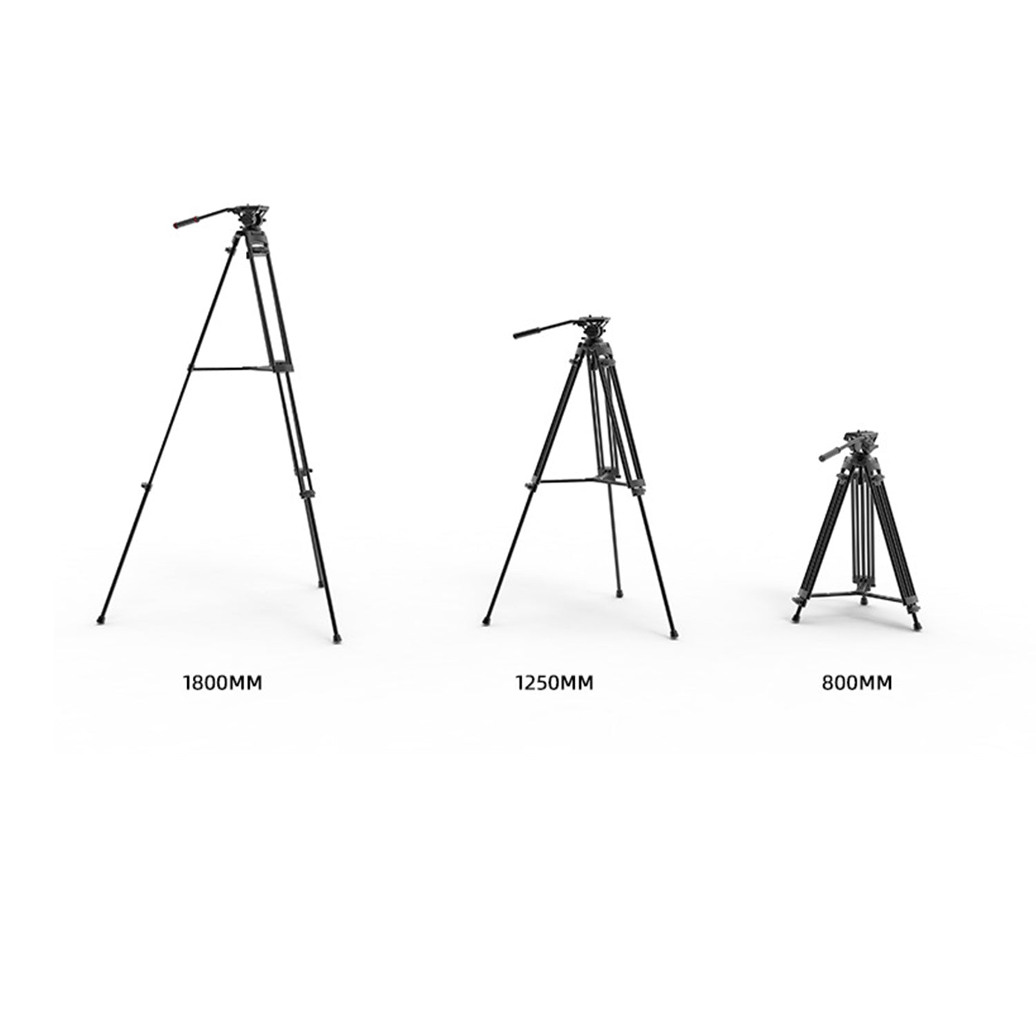 GDX 985 Profesyonel Video ve Fotoğraf Tripod 10kg Taşıma Kapasiteli VH