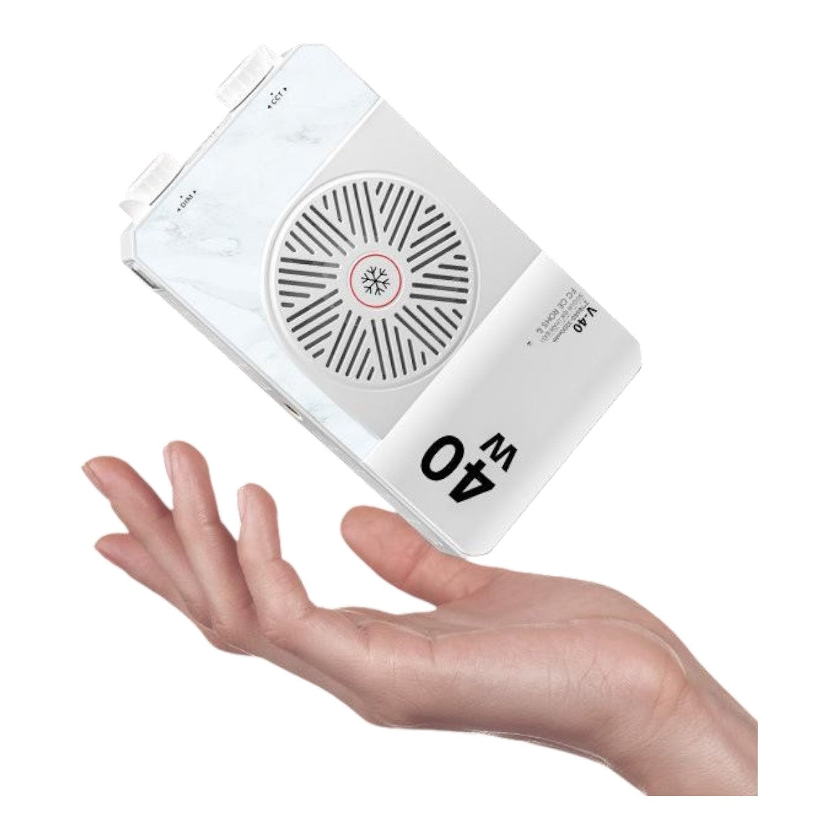 GDX CF-40 Bicolor Cep Telefonu Fotoğrafçılığı 40W Mini Taşınabilir SLR Dış Mekan Canlı Yayın Çekim Stüdyo Video Dolgu Işığı