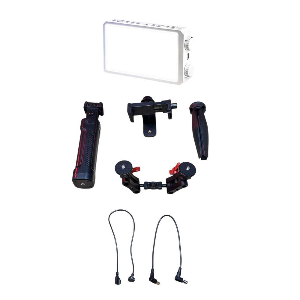 GDX CF-40 Telefon Vlog Seti + El Tipi Powerbank Tripod Batarya