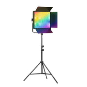 GDX CF-900R RGB LED Video Işığı Tekli Seti 14 Efektli 45W+35W 260cm Ayaklı Set