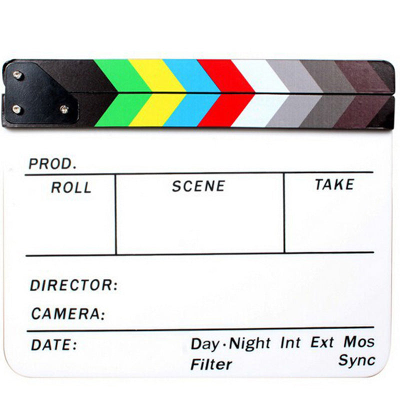 GDX CLP-01 Klaket - Clapperboard Clapboard (Kalem ve Silgi Hediyeli)