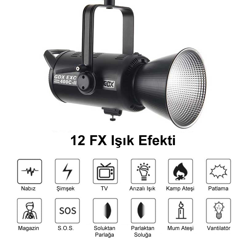 Gdx EXC-400C-II Plus Bi Color Led Video Işığı