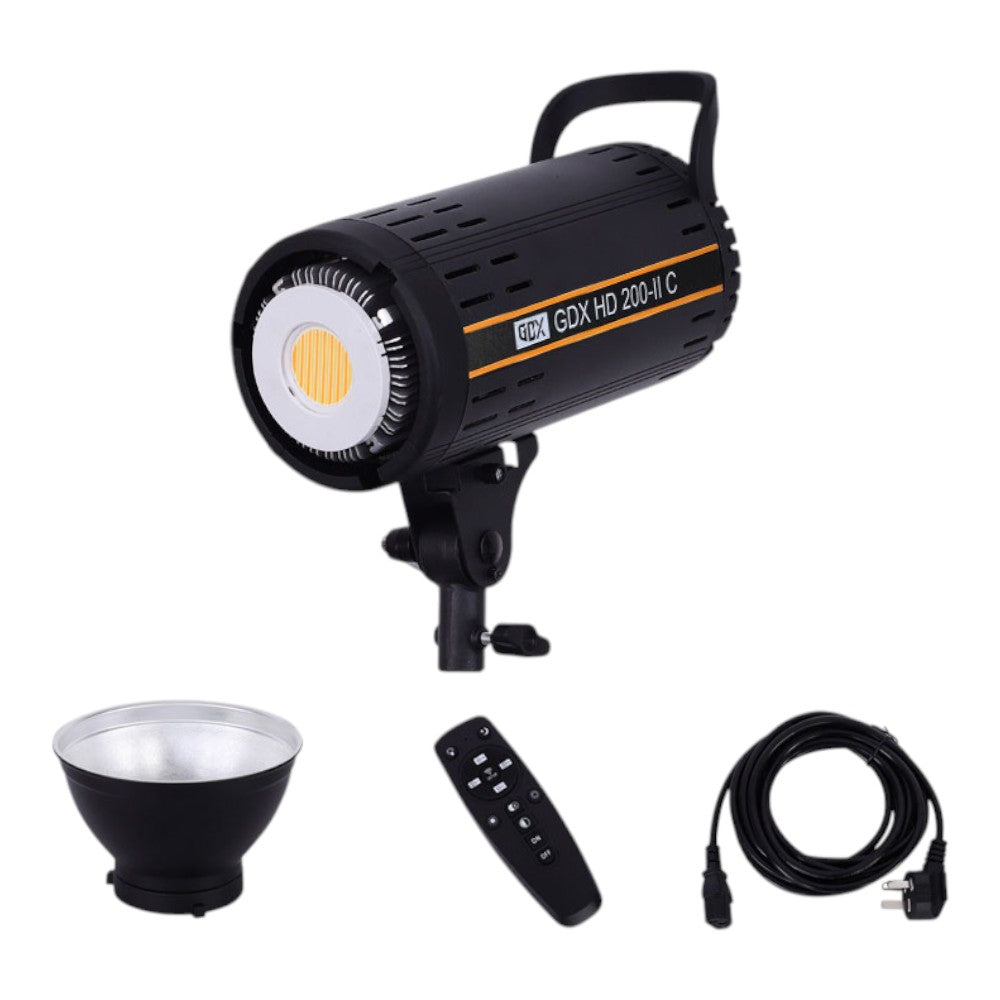 Gdx HD-200II C BiColor 2'li Işık Seti 200W Video Led Işığı