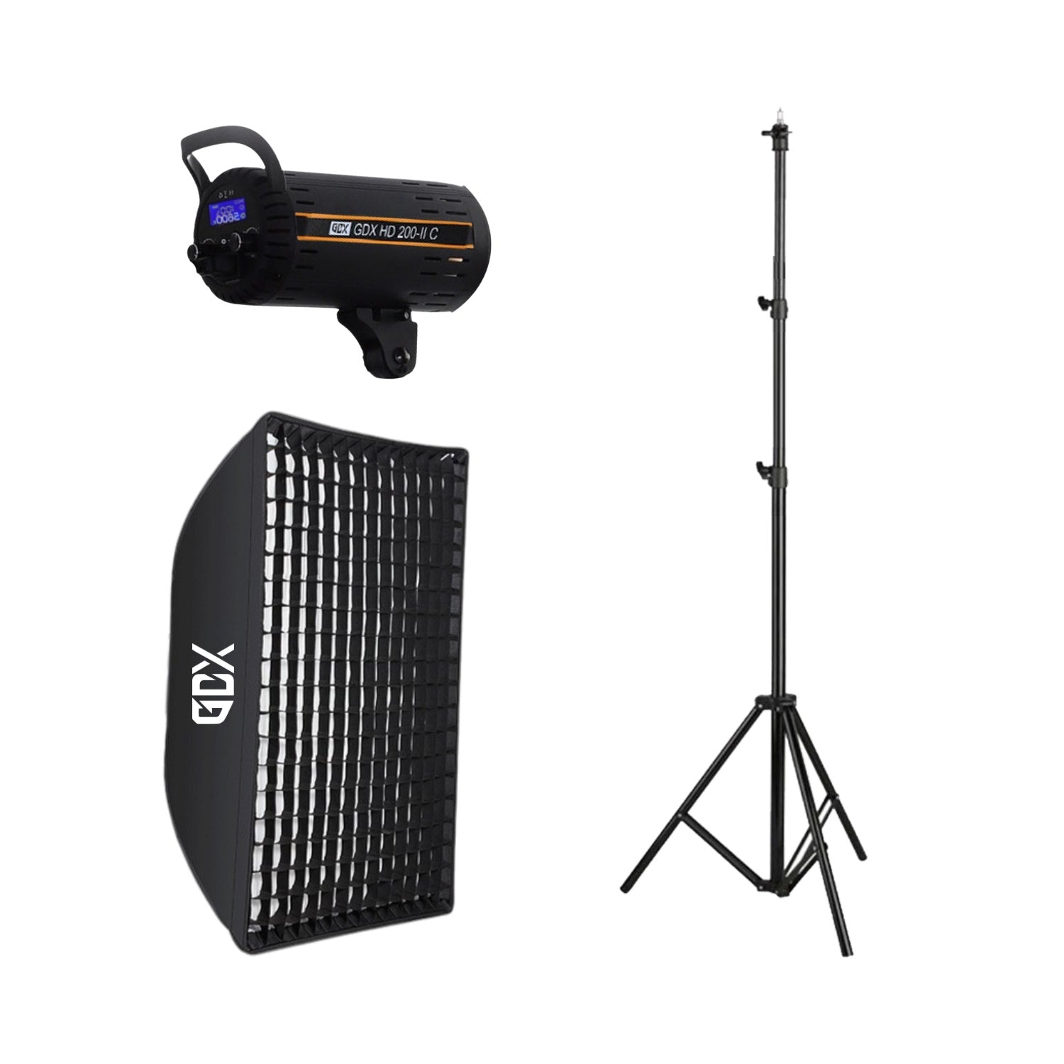 GDX HD-200II C BiColor Single Light Set 200W Video LED Light