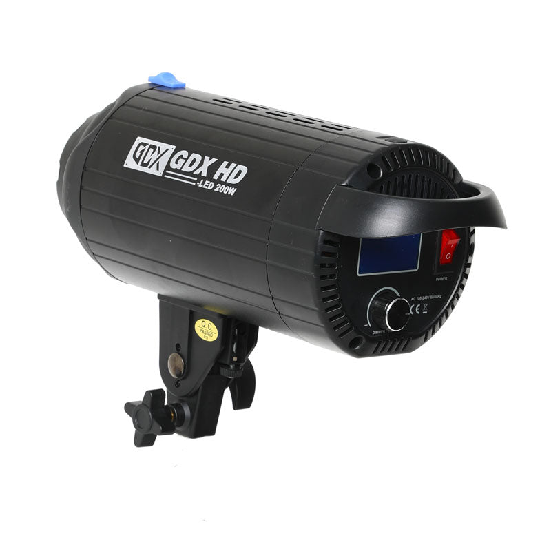 GDX HD-200W Led Video Işığı 2'li Full Set (120 Octagon Softbox + 260cm Işık Ayağı)