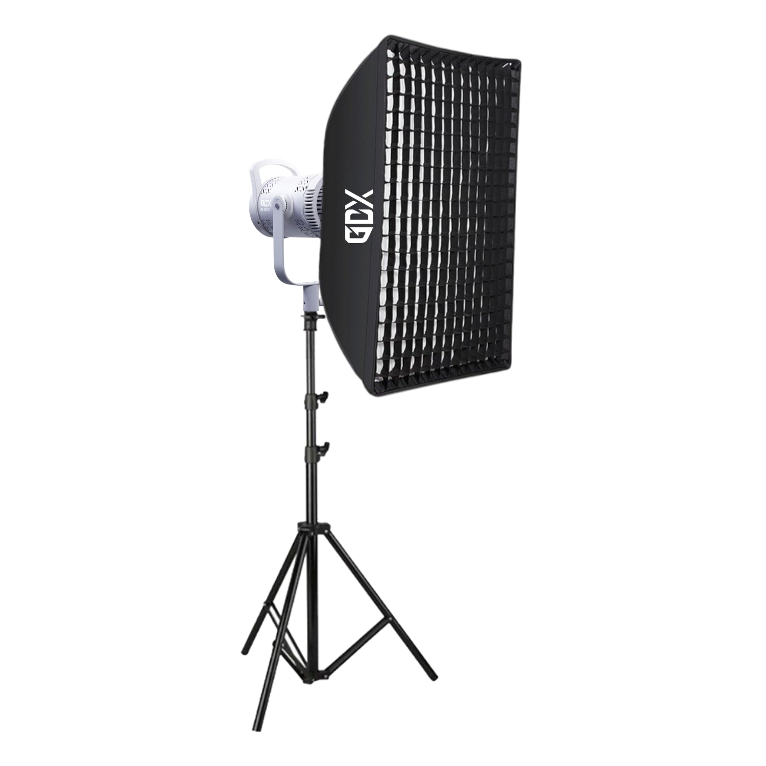 GDX HD-300III C 300W LED Tekli Set 32.000 Lümen Bi-Color Bowens Mount Gridli Softbox Video Fotoğraf Işık Seti