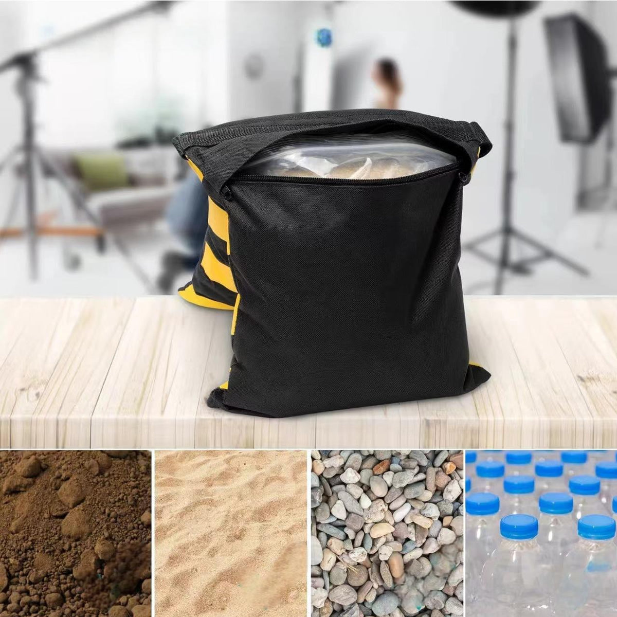 Gdx Kum Torbası Fotoğraf Stüdyosu Işık Standı Deve Boynu Ağırlığı