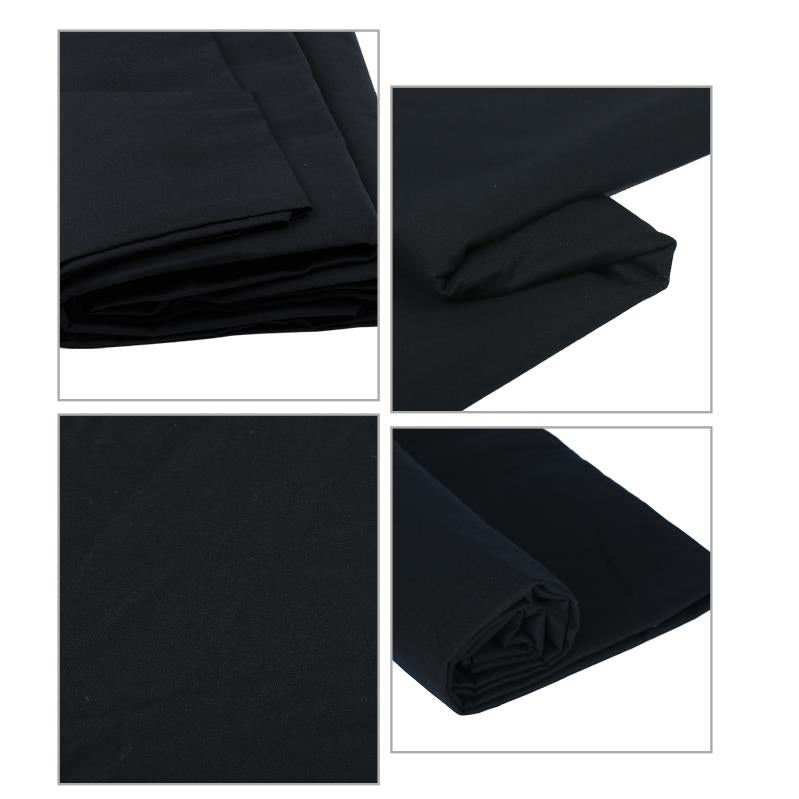 GDX Kumaş Fon Siyah (3x6 Metre) Katlanabilir / Yıkanabilir