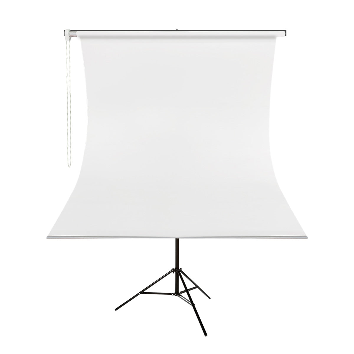 GDX Kumaş - Seyyar Vesikalık Beyaz Renk Fon Perde 135x200 cm