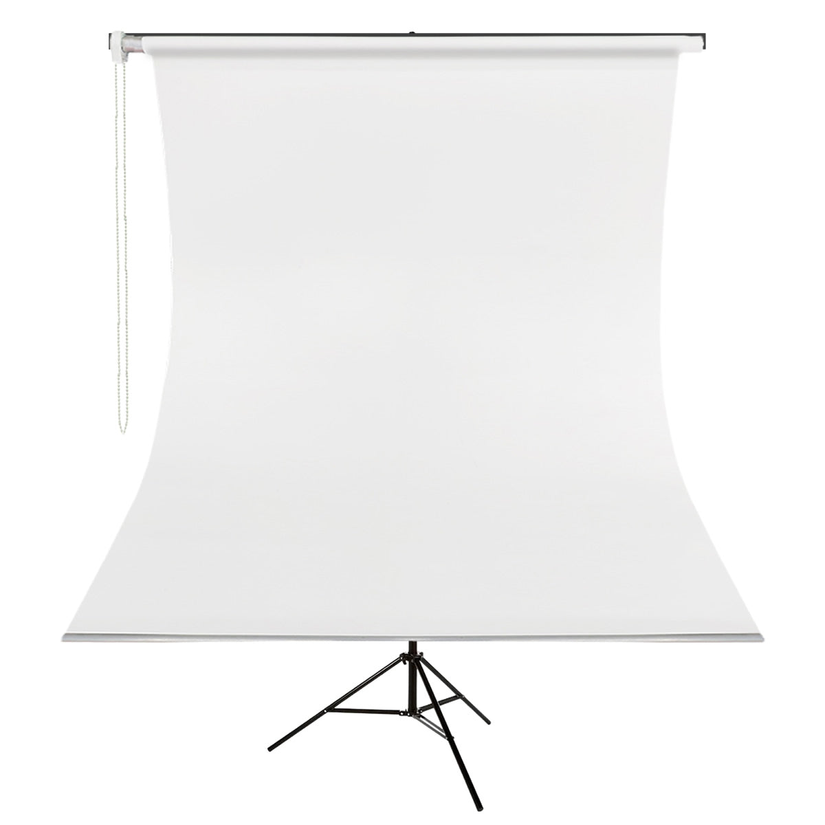 GDX Kumaş - Seyyar Vesikalık Beyaz Renk Fon Perde 190x400 cm