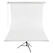 GDX Kumaş - Seyyar Vesikalık Beyaz Renk Fon Perde 190x400 cm