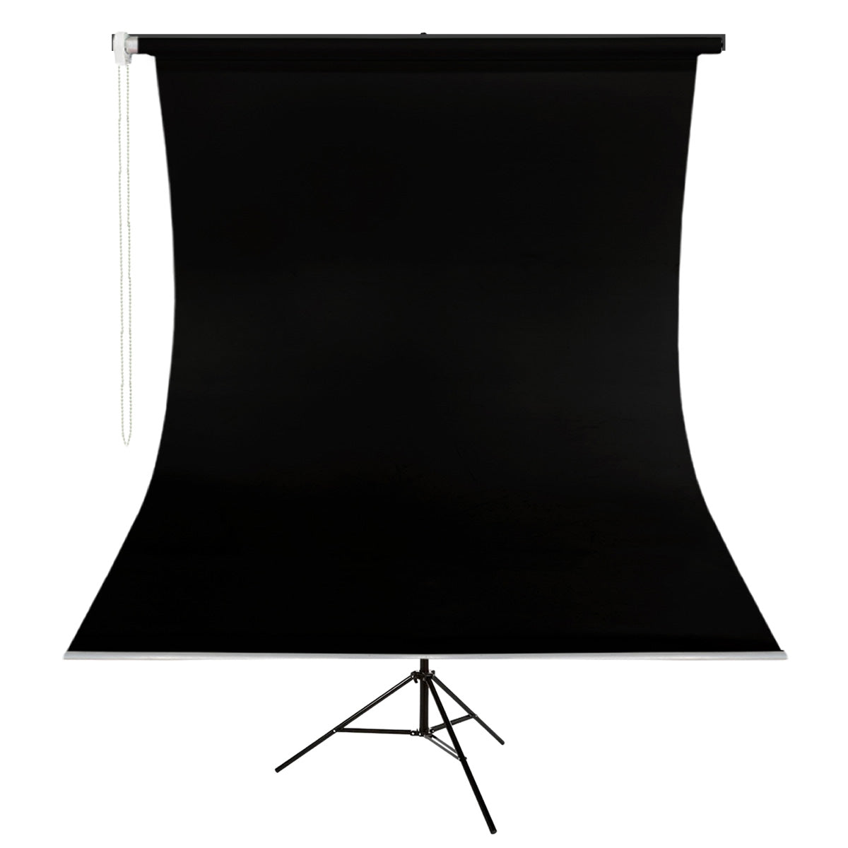 GDX Kumaş - Seyyar Vesikalık Siyah Renk Fon Perde 190x400 cm