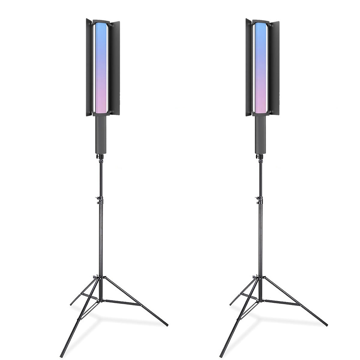 Gdx LP550 RGB Fotoğrafçılık ve Video için Renkli Işık Çubuğu İkili Set