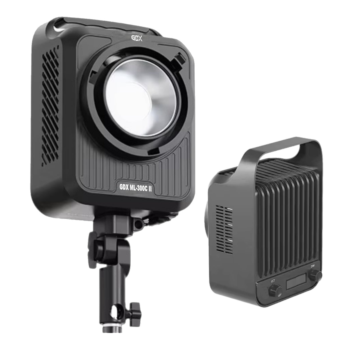 GDX ML-300C II 300W Bi-Color COB LED Video Işığı 2700K-6500K Profesyonel Bowens Mount Sürekli Işık Ünitesi