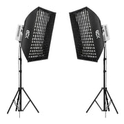 Gdx ML230W Bicolor Video ve Fotoğraf 60x90 Gridli Softbox İkili Sürekli Işık Seti