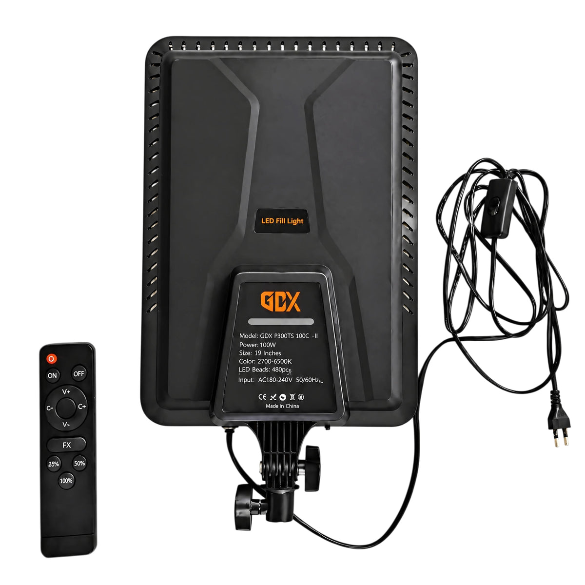 GDX P300TS 100C II BiColor Fotoğrafçılık ve Stüdyo Aydınlatması (100W LED Video Panel)