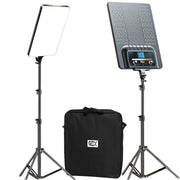 GDX P300TS BiColor Photography and Studio Lighting 80 Watt LED Video Panel Continuous Light Dual Set