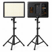 GDX.PL500C II İkili Set Bi-Color Tasinabilir LED Video Panel Isigi (2700K-6500K, 500 LED, 8 FX Sahne Efekti, DC ve Batarya Destekli)