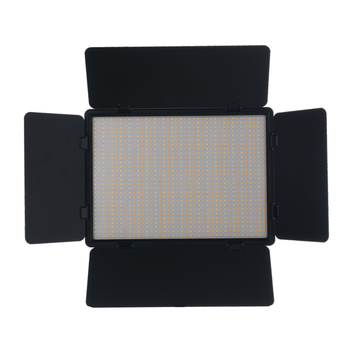 GDX.PL700C.II 35W 4 Kanat Barndoorlu Bi-Color LED Video Paneli (2700K-6500K, 720 LED, 8 FX Efekt, AC/DC Cift Guclu)