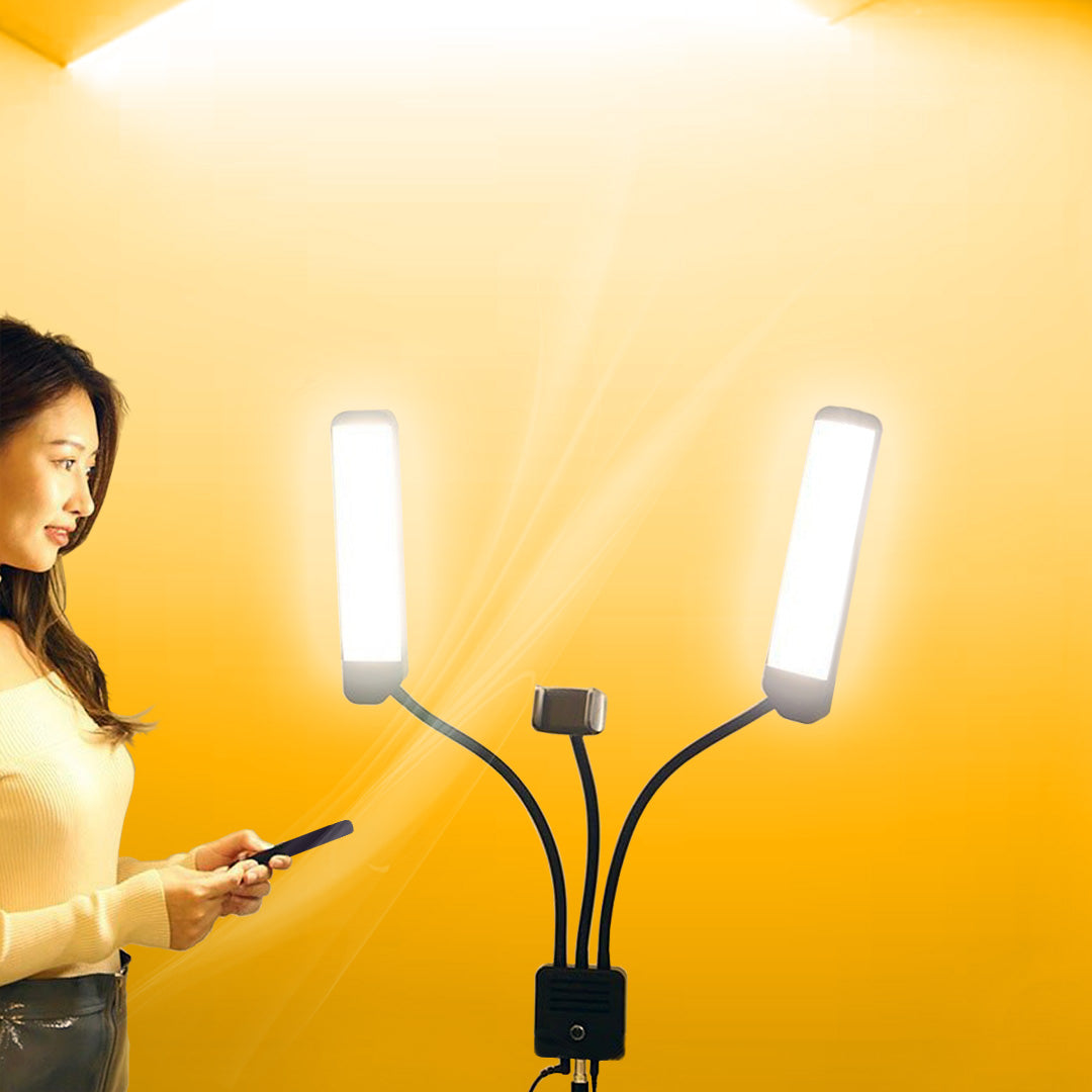 Gdx Pro MakeUp Light Double Arm BiColor Beauty Blogger Kit