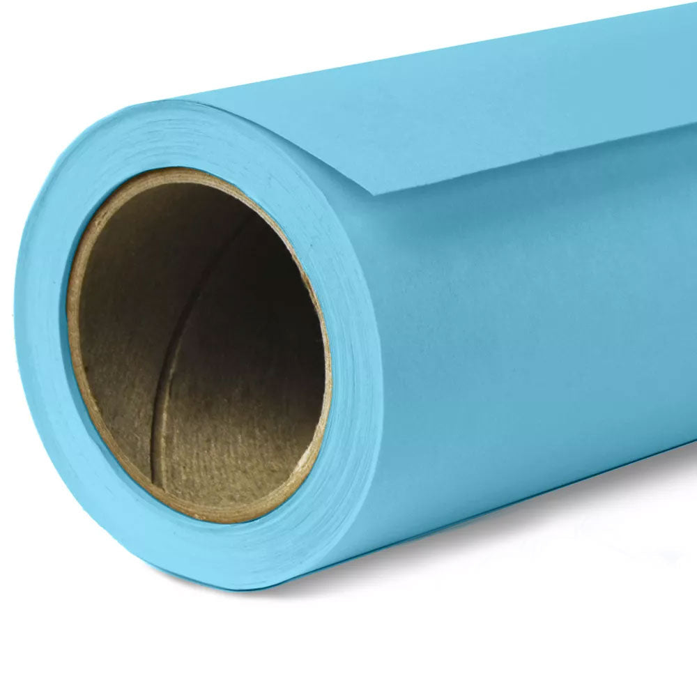 Gdx Sabit (Tavan & Duvar) Kağıt Sonsuz Stüdyo Fon Perde (True Blue) 2.70x11 Metre