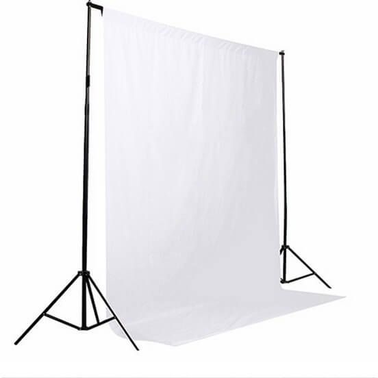 Gdx Seyyar Beyaz Fon Perde (Katlanabilir Kumaş) 3x6 Metre