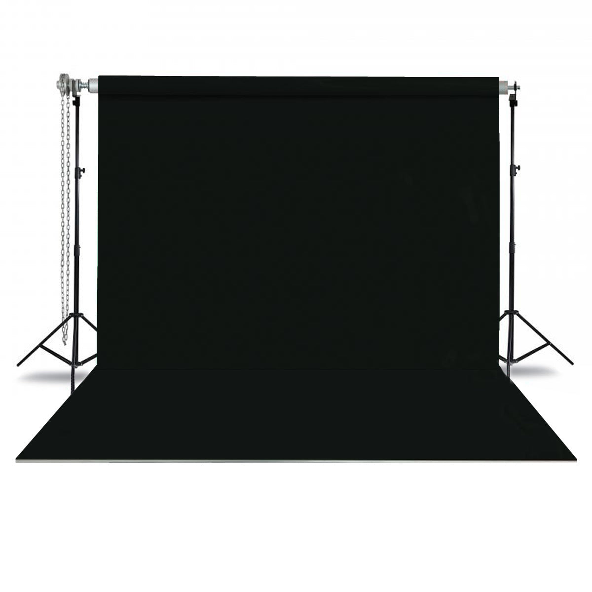 GDX Seyyar Siyah Fon Perde (Kumaş) 2.70x5.80 Metre