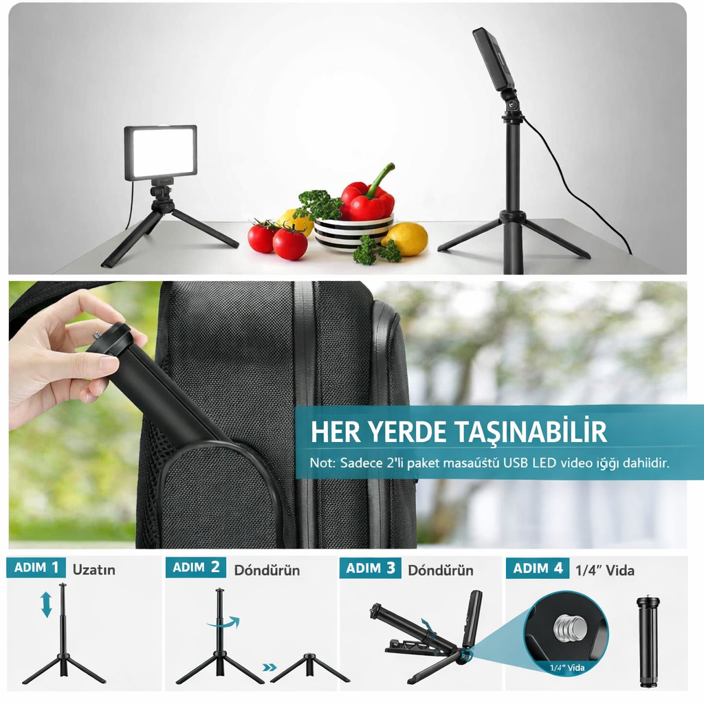 GDX SFT-120C Doppeltes Video-LED-Licht