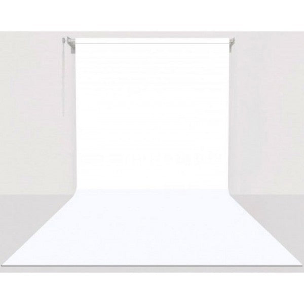 Gdx Sonsuz Beyaz Fon Perde (Kumaş) 2.70x5.80 Metre, Boru, Makara, Zincir