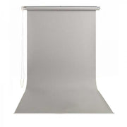 Gdx Sonsuz Gri Fon Perde (Kumaş) 190x400cm, Boru, Makara, Zincir