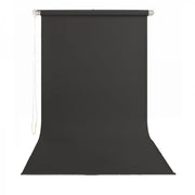 GDX Sonsuz Siyah Fon Perde (Kumaş) 190x400cm, Boru, Makara, Zincir