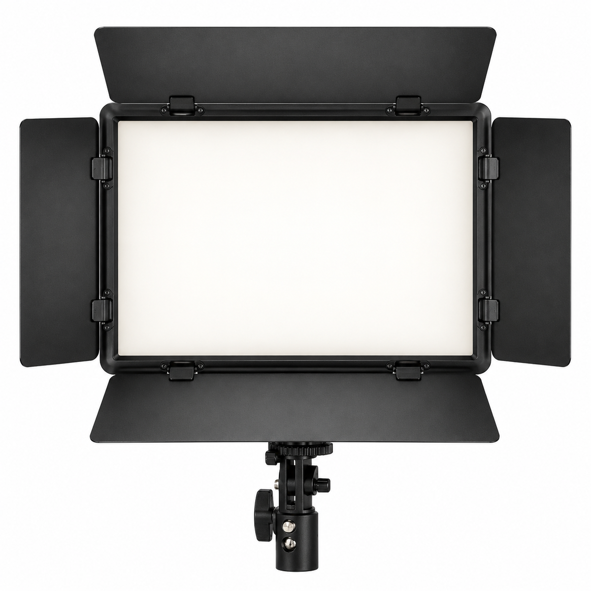 GDX PL700C II 35W 4 Kanat Tekli Barndoorlu Bi-Color LED Video Paneli (2700K-6500K, 720 LED, 8 FX Efekt, AC/DC Cift Guclu)